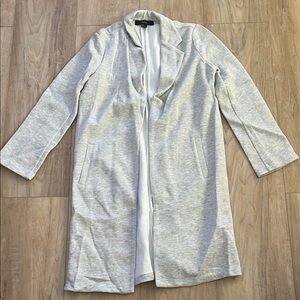 Forever 21 Light Gray Trench Coat